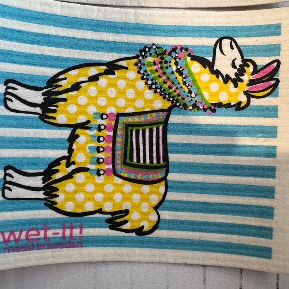 Wet-It! Swedish Treasures Dishcloth & Cleaning Cloth -Set of 2 - Picture 3 of 3